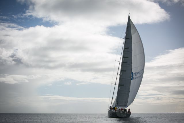 Russian Southern Wind 94, Windfall, skippered by Fabrizio Oddone. Photo: Puerto Calero/James Mitchell
