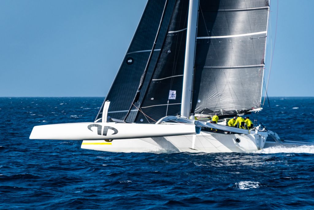 MOD70 Argo - "Trying to find the balance between safety and speed, looking for opportunities to get onto starboard to let the boat rip," Chad Corning © Lanzarote Photo Sport
