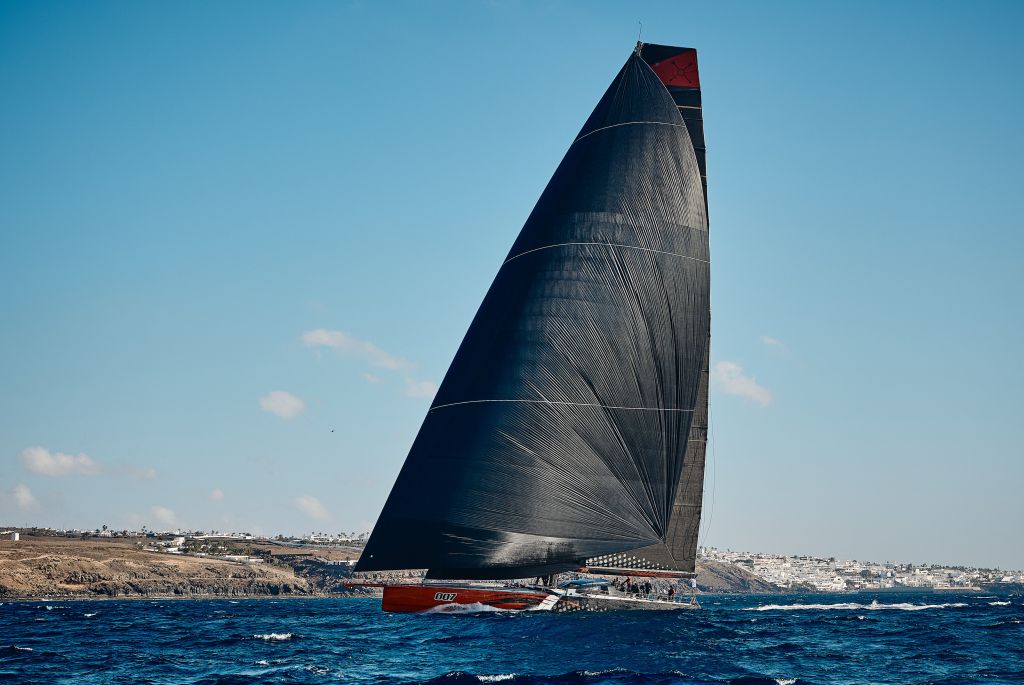 Maxi Comanche (CAY), skippered by Mitch Booth lifted the RORC Transatlantic Race Trophy for the best corrected time under IRC and set a new Monohull Race Record © James Mitchell.RORC