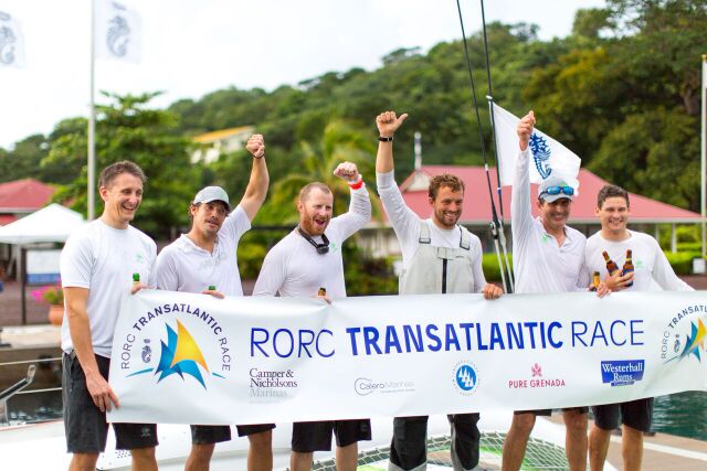 Victorious in Grenada - Team Phaedo, Lloyd Thornburg's MOD70 Phaedo3 © RORC/Orlando K. Romain
