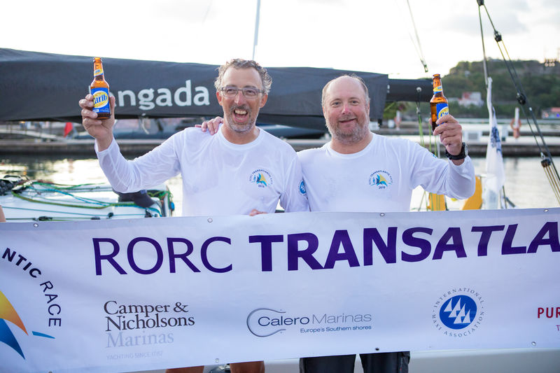 The first two handed team and smallest boat to win the RORC Transatlantic Race - Jangada, Richard Palmer's British JPK 10.10 (Cowes, Isle of Wight) © RORC/Arthur Daniel