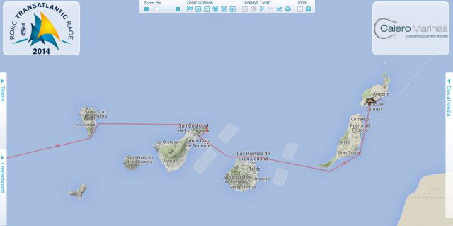The RORC Transatlantic Race tracker is up and running, so you can watch the fleet throughout the race