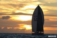 Northern Child sails into the sunset. Photo: RORC/Tim Wright photoaction.com