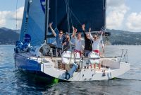 MarieJo, Berthold and Tobias Brinkmann's Class40 had a close battle with RED and finished in Grenada just under nine hours behind © RORC/Arthur Daniel