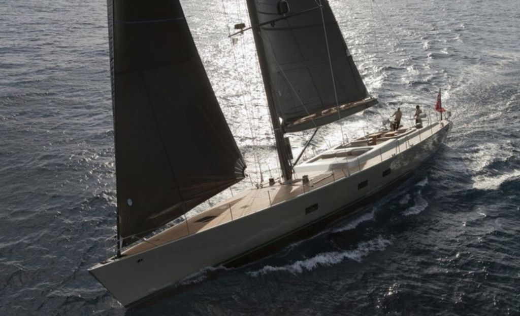 The Wally 100 Dark Shadow is the largest entry to date in the 2019 RORC Transatlantic Race